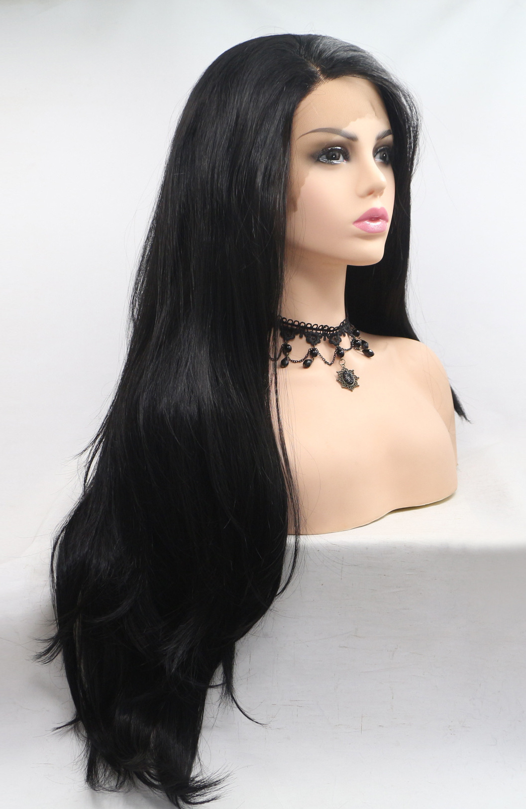 Black shop wig cheap